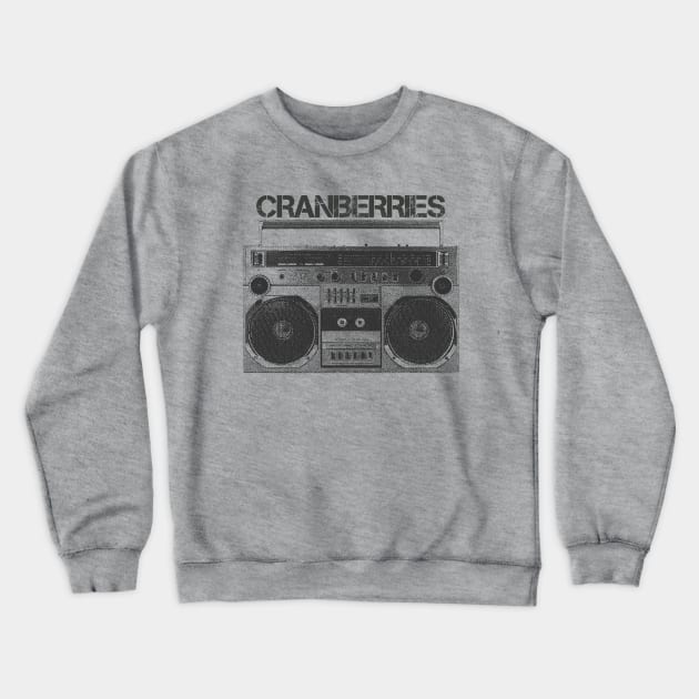 Cranberries / Hip Hop Tape Crewneck Sweatshirt by SecondLife.Art